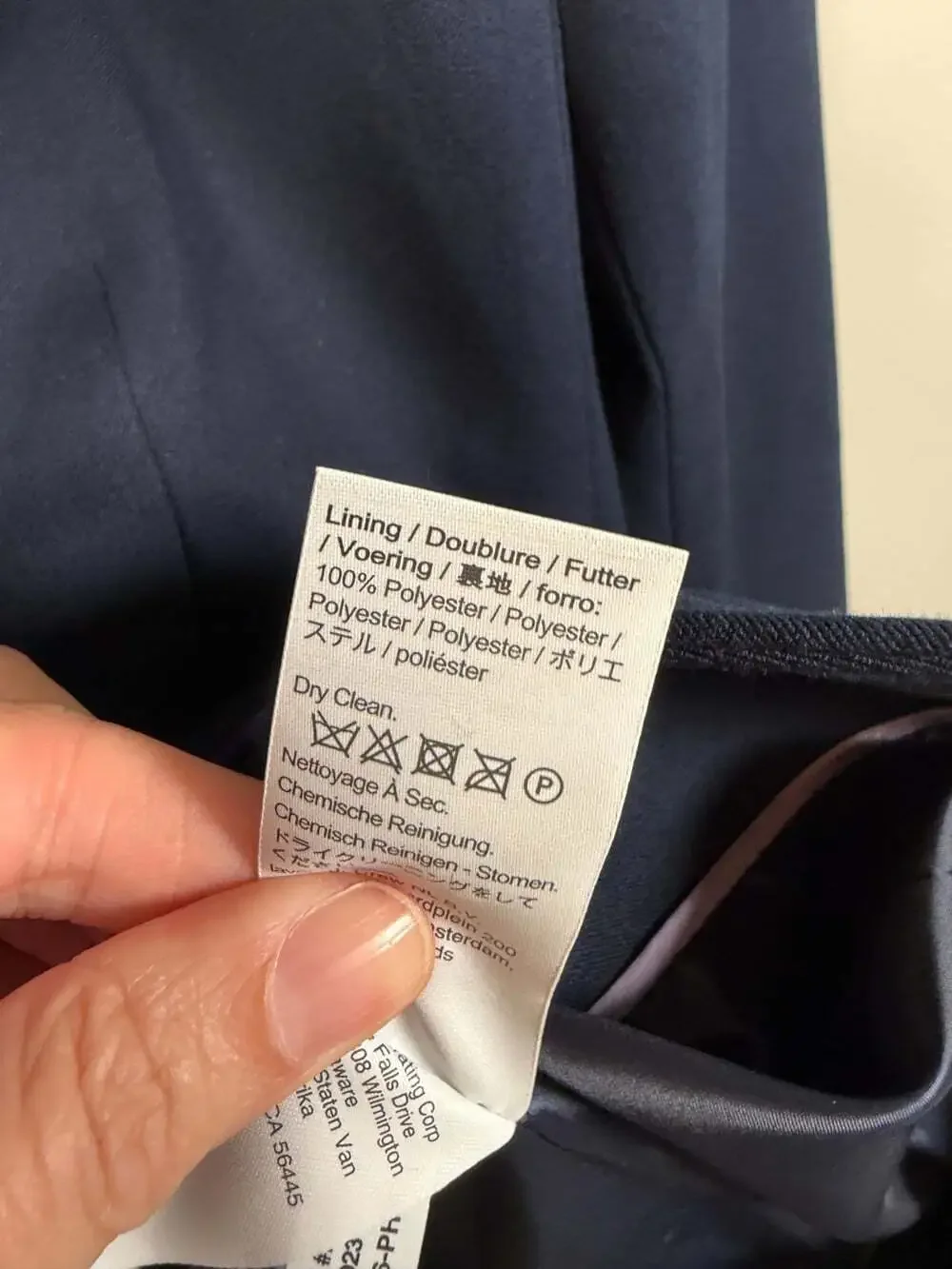 J.Crew Devon Blazer Jacket Size 6 Bi Stretch Cotton Classic Office Navy Blue